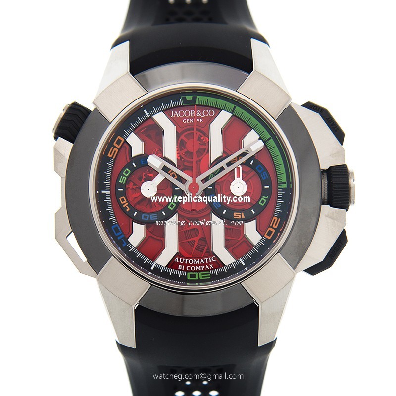 Jacob & Co EPIC X CHRONO 311.20.SB.RS.A HA4D Automatic Stainless Steel Red