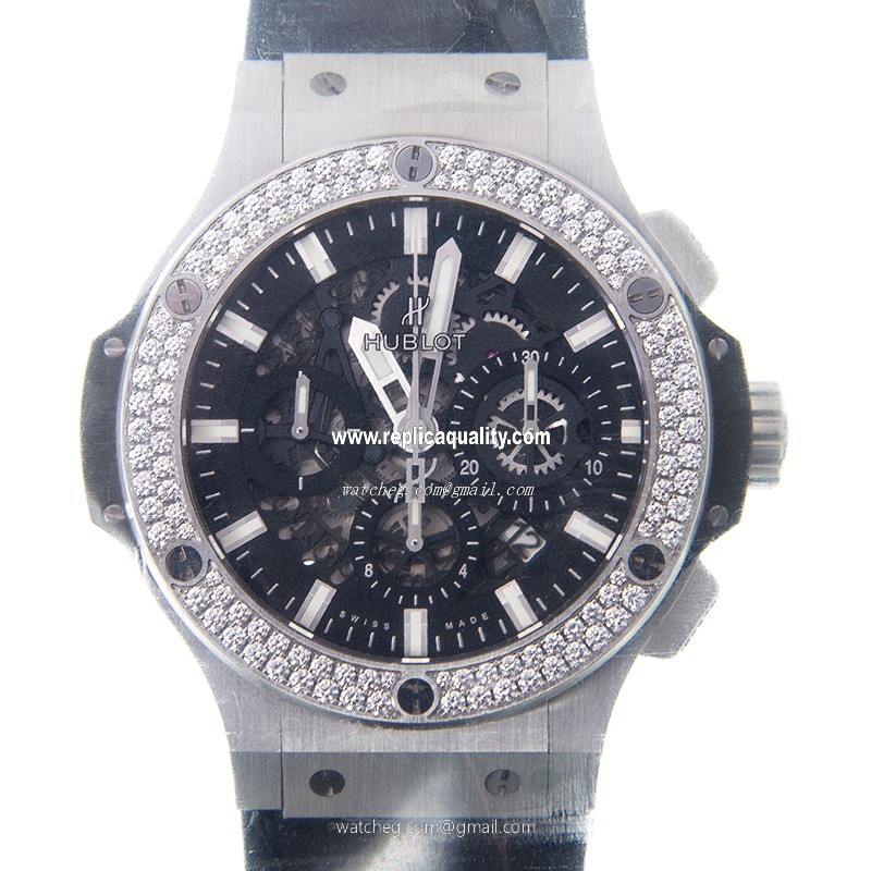 Hublot BIG BANG 311.SX.1170.GR.1104 Automatic Stainless Steel & Diamonds Black
