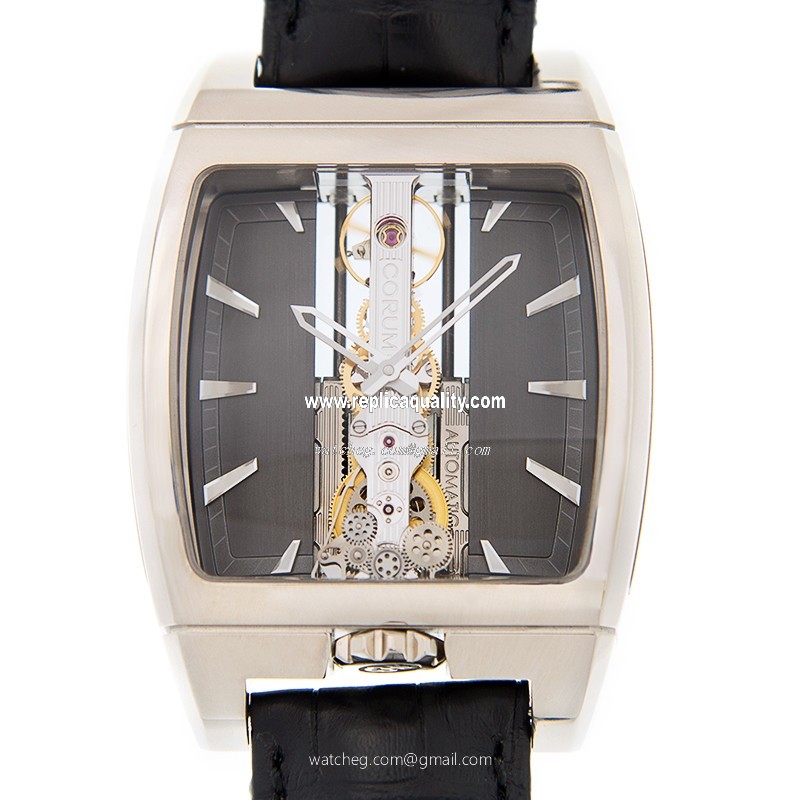 Corum BRIDGE 313.150.59/0001 FK01 Automatic 18kt White Gold Dark grey