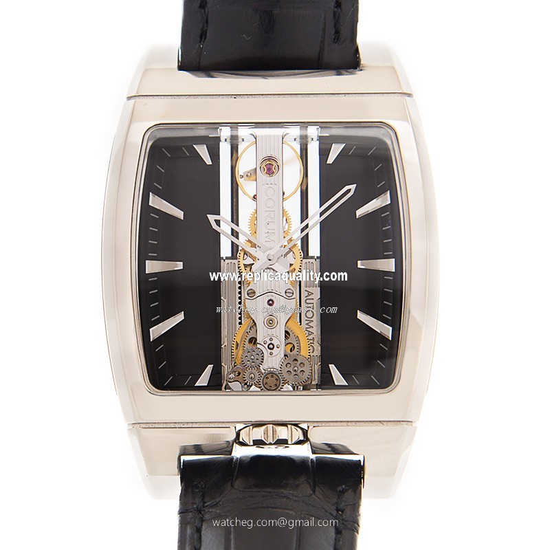 Corum BRIDGE 313.150.59/0001 FN01 Automatic 18kt White Gold Black