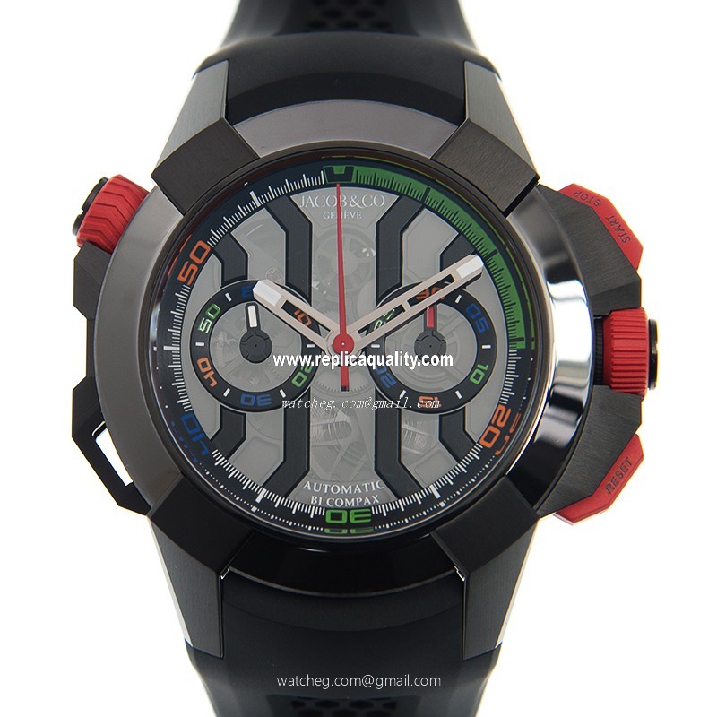 Jacob & Co EPIC X CHRONO 313.21.SB.BS.B HA4D Automatic Stainless Steel Black