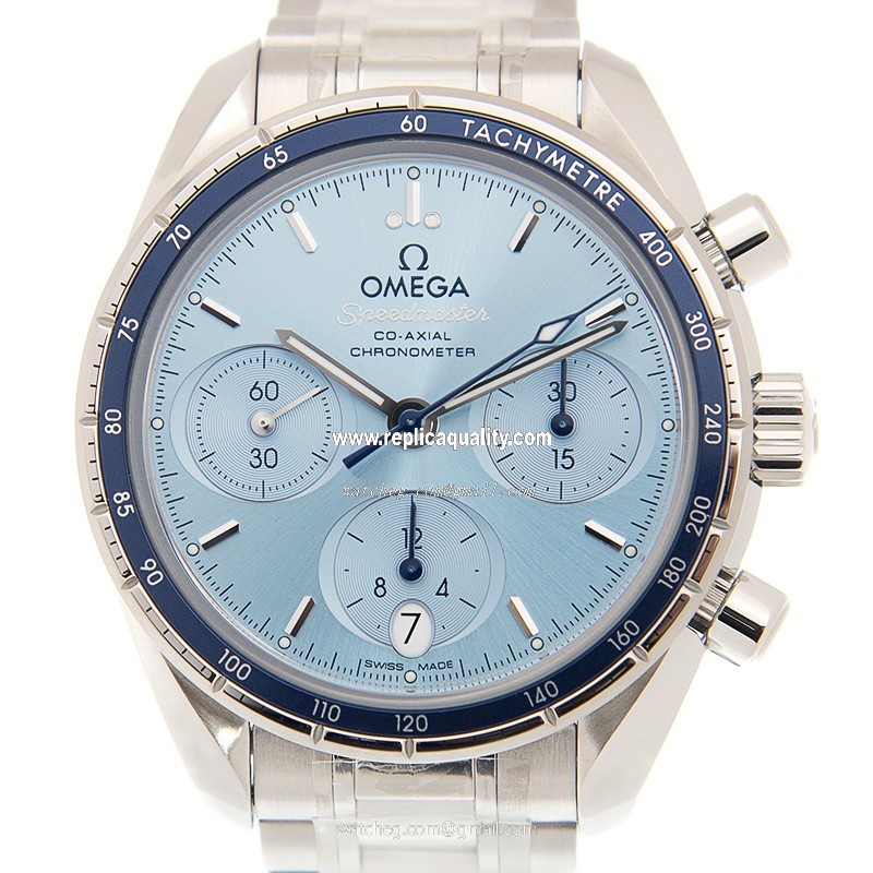 Omega SPEEDMASTER 324.30.38.50.03.001 Automatic Stainless Steel Blue 