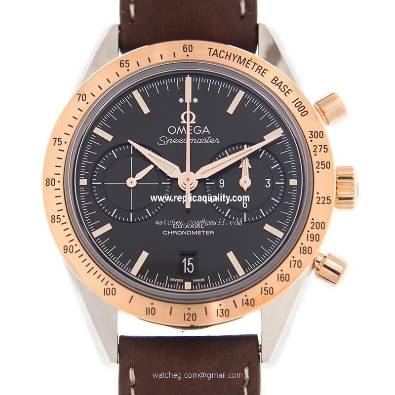 Omega SPEEDMASTER 331.22.42.51.01.001 Automatic 18kt Rose Gold & Steel Black