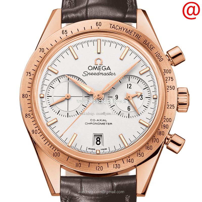 Omega SPEEDMASTER 331.53.42.51.02.002 Automatic 18kt Rose Gold Silver