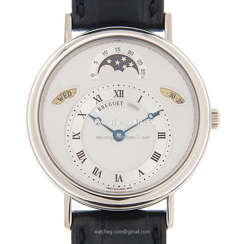 Breguet CLASSIC 3337BB/1E/986 Automatic 18kt White Gold Silver