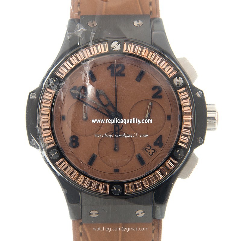 Hublot BIG BANG 341.CA.5390.LR.1918 Automatic Ceramic & Diamonds Brown
