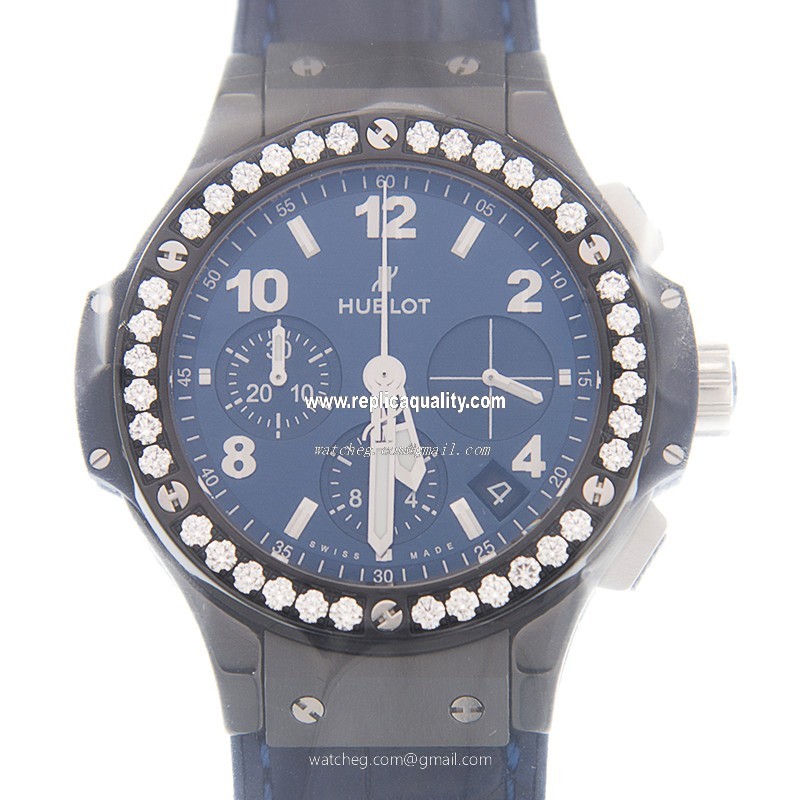 Hublot BIG BANG 341.CM.7170.LR.1204 Automatic Ceramic & Diamonds Blue
