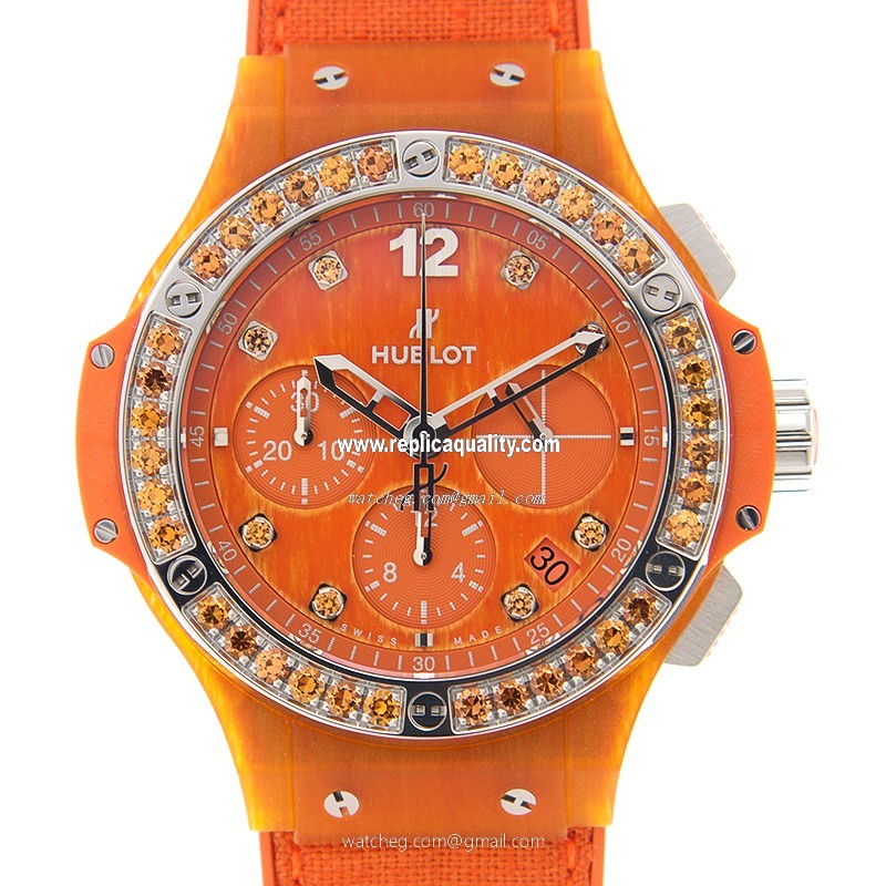 Hublot BIG BANG 341.XO.2770.NR.1206 Automatic Titanium & Diamond Orange