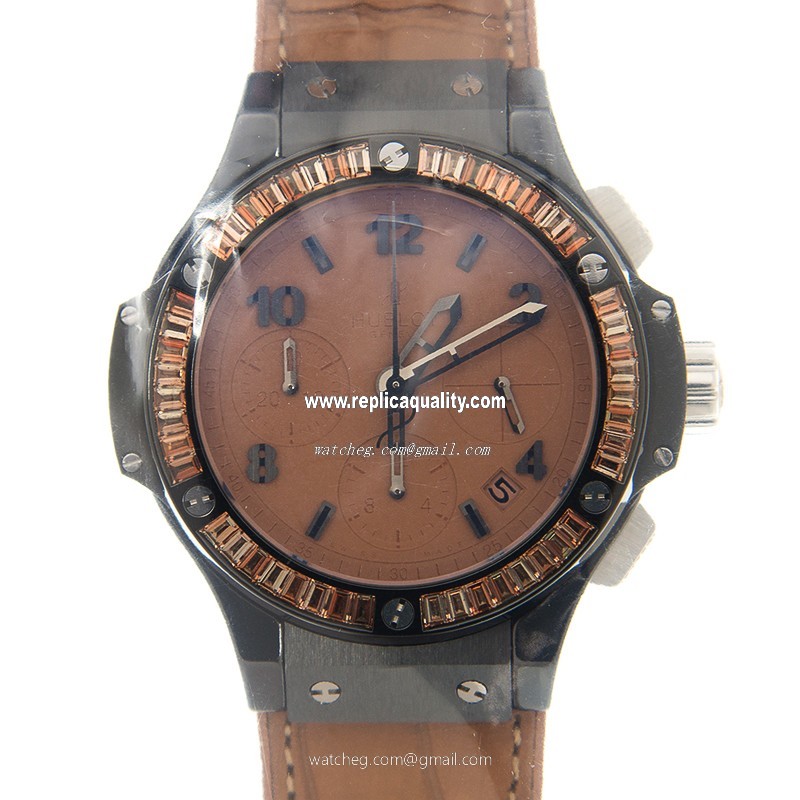 Hublot BIG BANG 342.CA.5390.LR.1918 Automatic Ceramic & Diamonds Brown