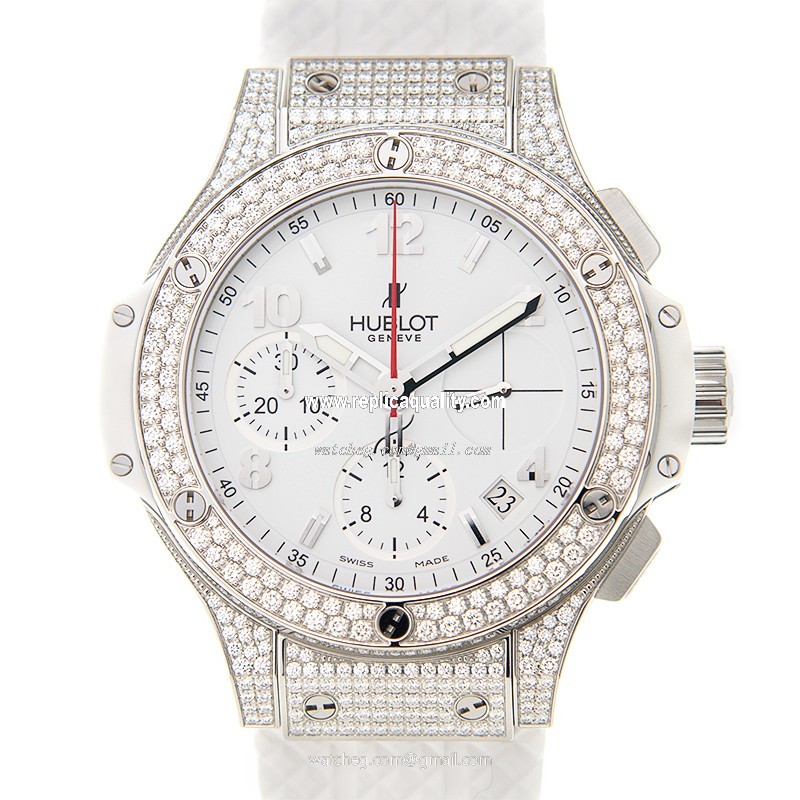 Hublot BIG BANG 342.SE.230.RW.174 Automatic Stainless Steel & Diamonds White