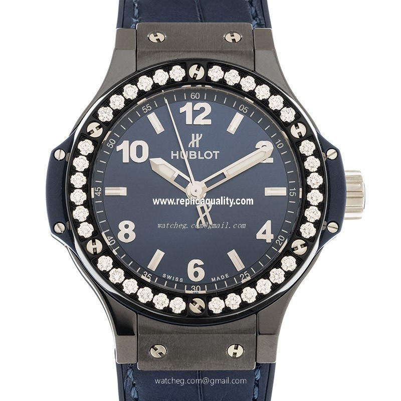 Hublot BIG BANG 361.CM.7170.LR.1204 Quartz Ceramic & Diamonds Blue