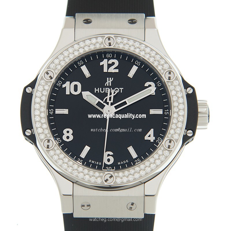 Hublot BIG BANG 361.SX.1270.RX.1104 Quartz Stainless Steel & Diamonds Black