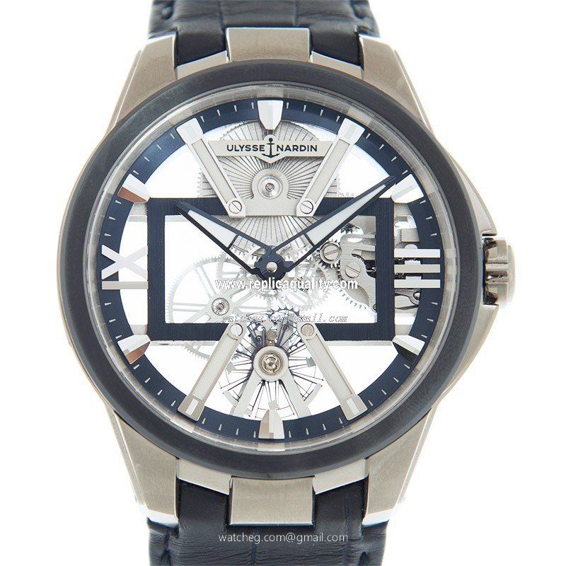 Ulysse Nardin SKELETON X 3713-260/03 Manual Wind Titanium Transparent
