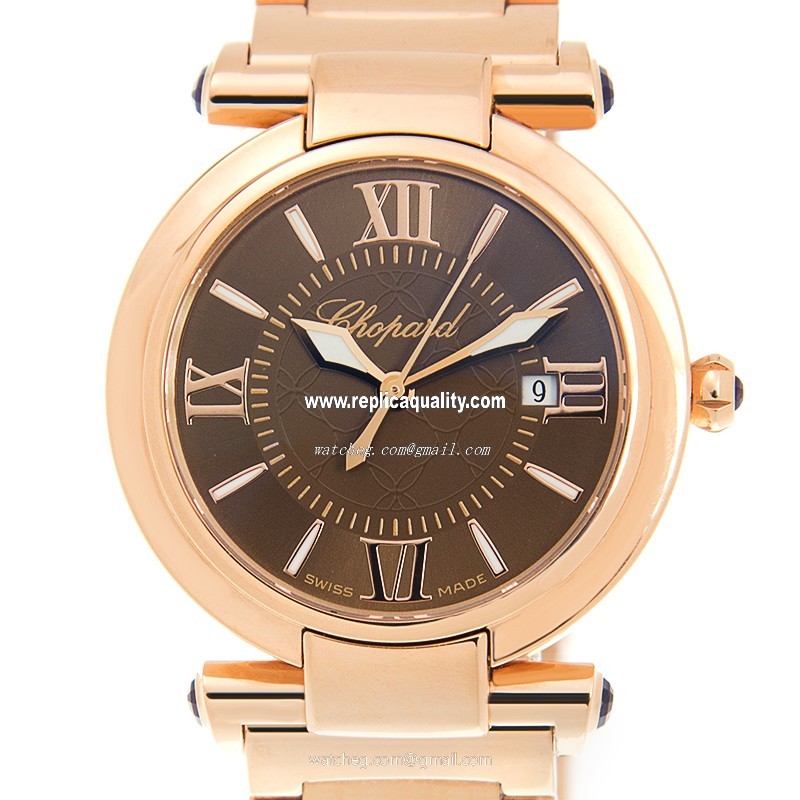 Chopard IMPERIALE 384238-5006 Quartz 18kt Rose Gold Brown