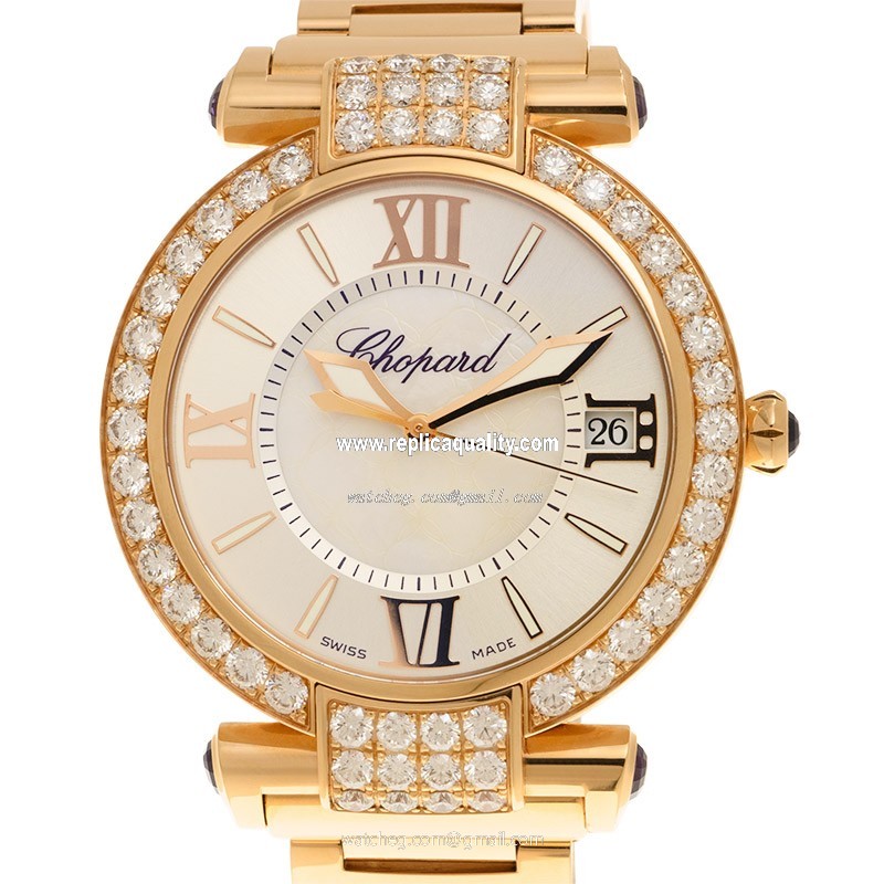 Chopard IMPERIALE 384241-5004 Automatic 18kt Rose Gold & Diamonds White