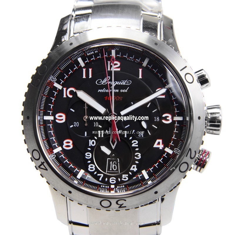 Breguet TYPE XXI 3880ST/H2/SX0 Automatic Stainless Steel Black