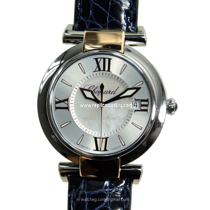 Chopard IMPERIALE 388532-6001 Quartz 18kt Rose Gold & Steel Silver