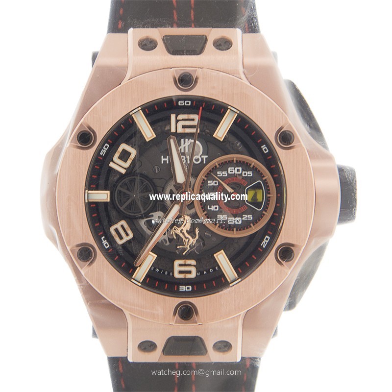 Hublot BIG BANG 402.OX.0138.WR Automatic 18kt Rose Gold Black
