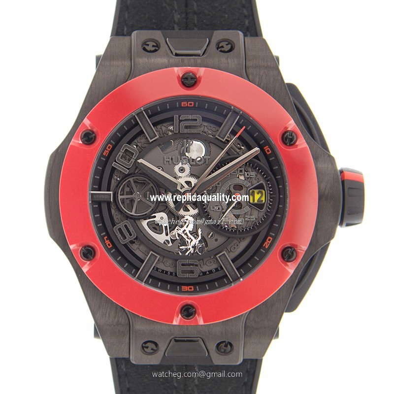 Hublot BIG BANG 402.QF.0110.WR Automatic Stainless Steel Transparent Skull