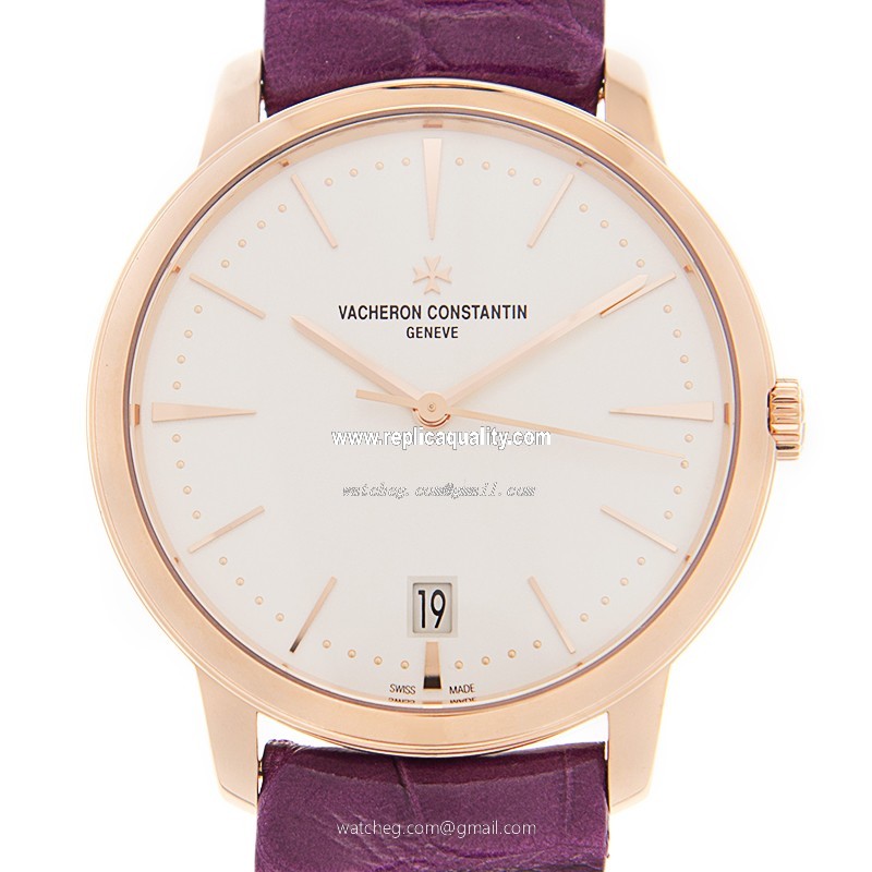Vacheron Constantin PATRIMONY TRADITIONELLE 4100U/001R-B180 Automatic 18kt Rose Gold White