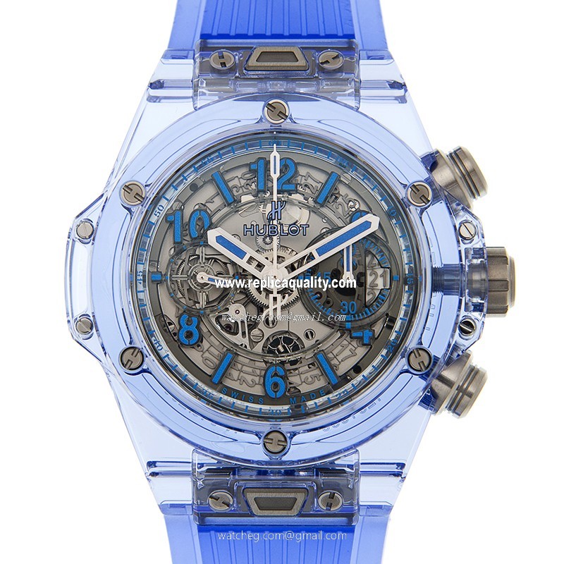 Hublot BIG BANG 411.JL.4809.RT Automatic Sapphire Crystal Silver