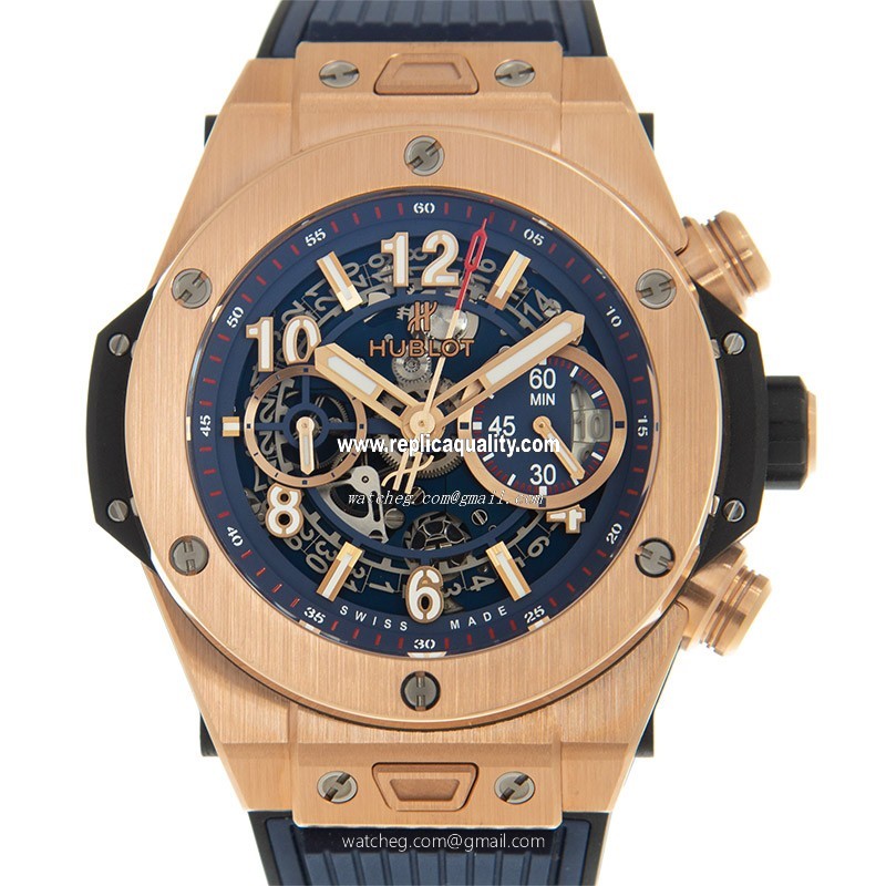 Hublot BIG BANG 411.OX.5189.RX Automatic 18kt Rose Gold Blue
