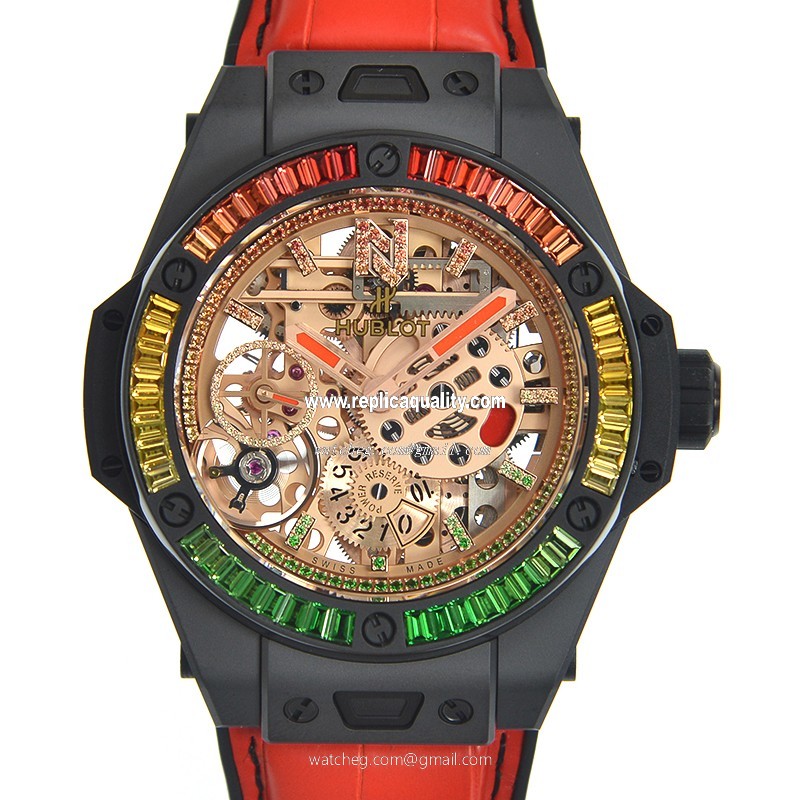 Hublot BIG BANG 414.CI.4010.LR.4096.NJA19 Manual Wind Ceramic Transparent Skull