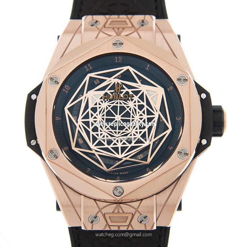 Hublot BIG BANG 415.OX.1118.VR.MXM17 Automatic 18kt Rose Gold Black
