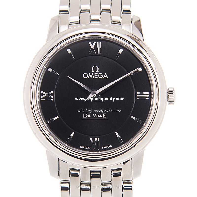 Omega DE VILLE 424.10.27.60.01.001 Quartz Stainless Steel Black