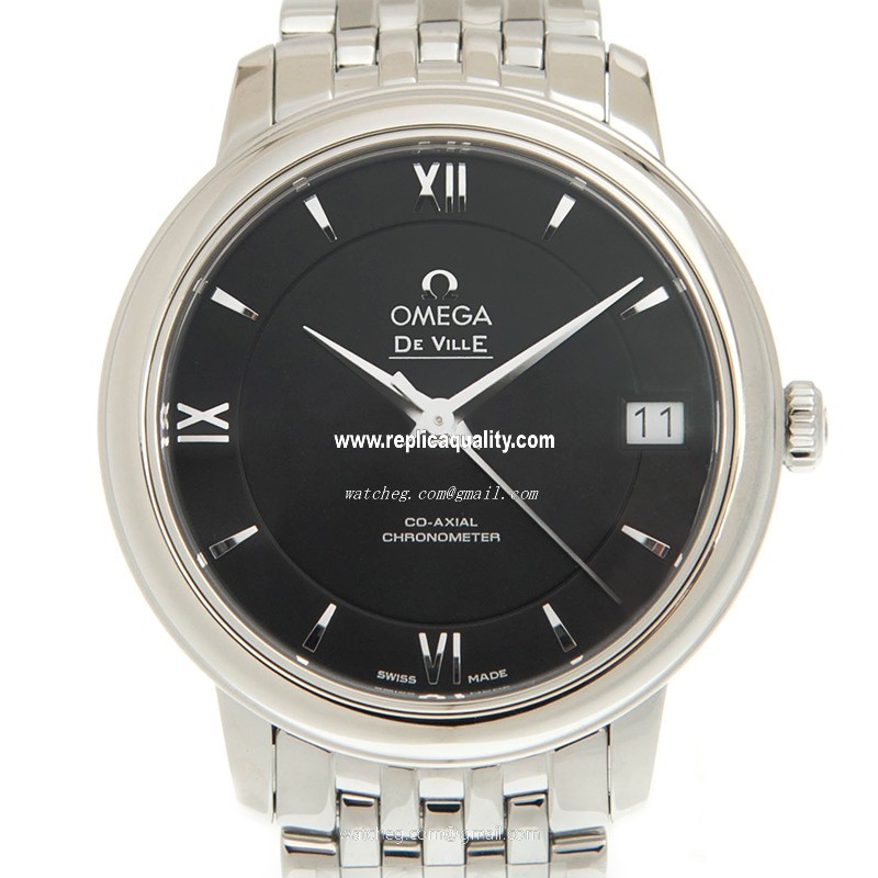 Omega DE VILLE 424.10.33.20.01.001 Automatic Stainless Steel Black