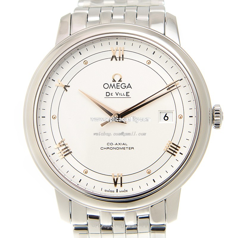 Omega DE VILLE 424.10.40.20.02.002 Automatic Stainless Steel Blue