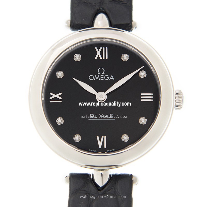 Omega DE VILLE 424.13.27.60.51.001 Quartz Stainless Steel Black
