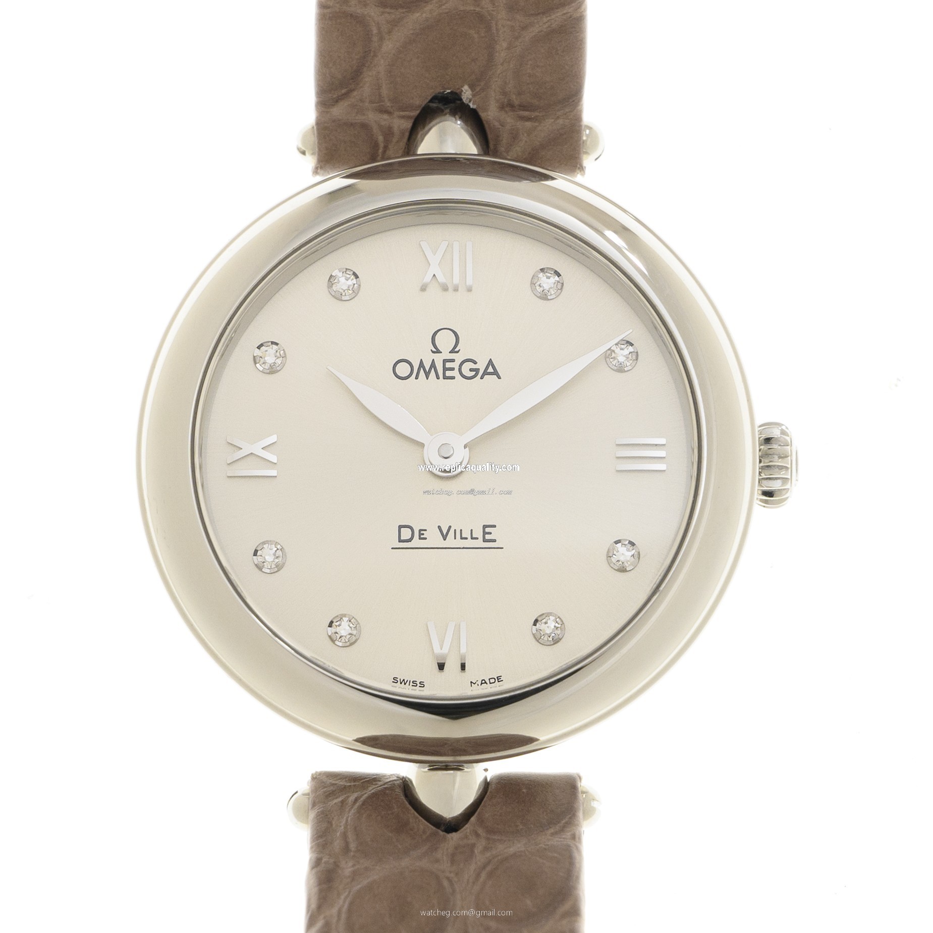 Omega DE VILLE 424.13.27.60.52.001 Quartz Stainless Steel Silver