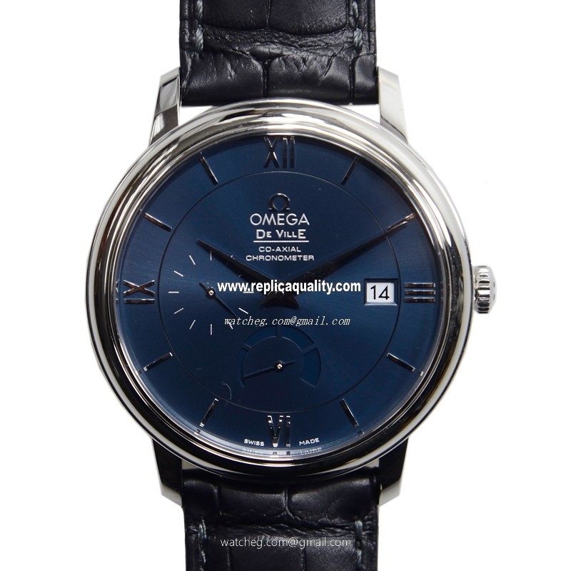 Omega DE VILLE 424.13.40.21.03.001 Automatic Stainless Steel Dark Blue