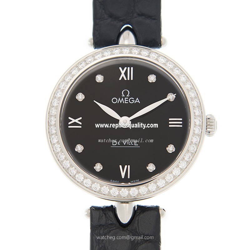 Omega DE VILLE 424.18.27.60.51.001 Quartz Stainless Steel Black