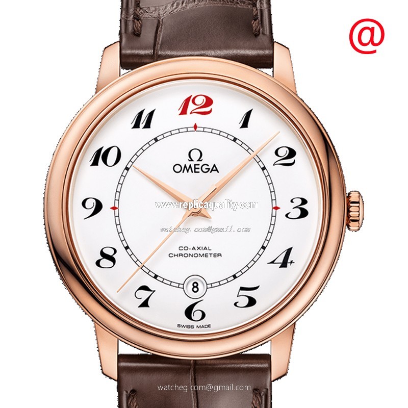 Omega DE VILLE 424.53.40.20.04.004 Automatic 18kt Rose Gold White