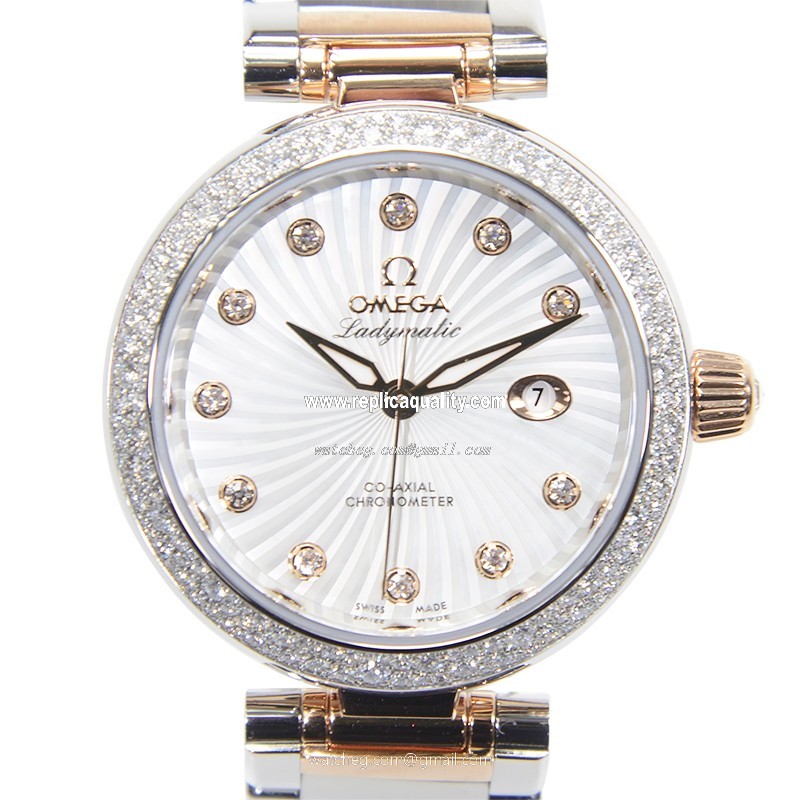 Omega DE VILLE 425.25.34.20.55.001 Automatic 18kt Rose Magic & Diamond White