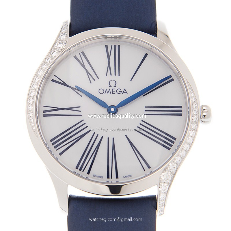 Omega DE VILLE 428.17.36.60.04.001 Quartz Stainless Steel & Diamonds White
