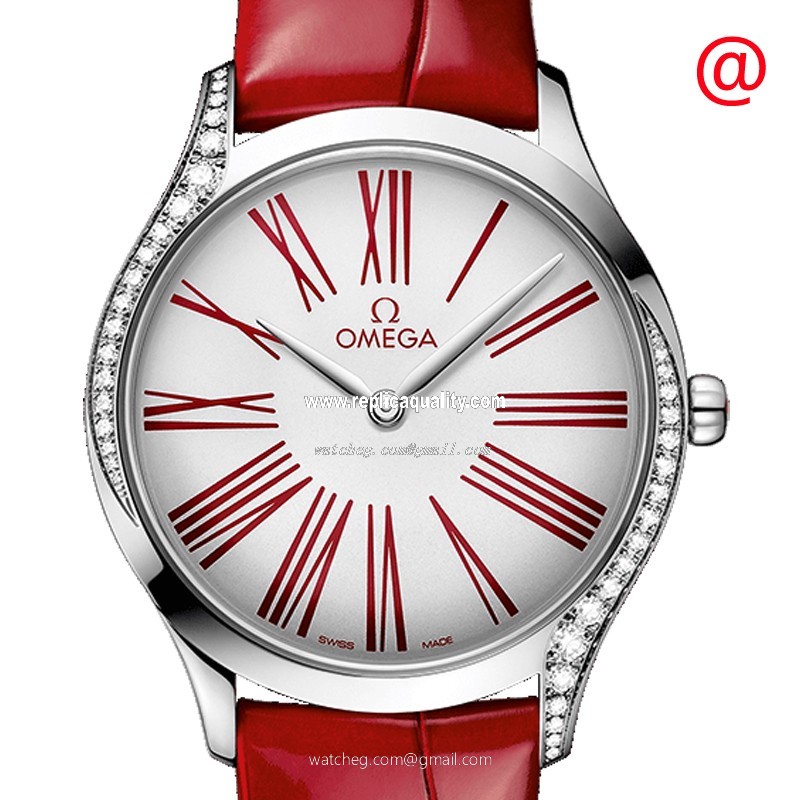 Omega DE VILLE 428.18.36.60.04.002 Quartz Stainless Steel & Diamonds White