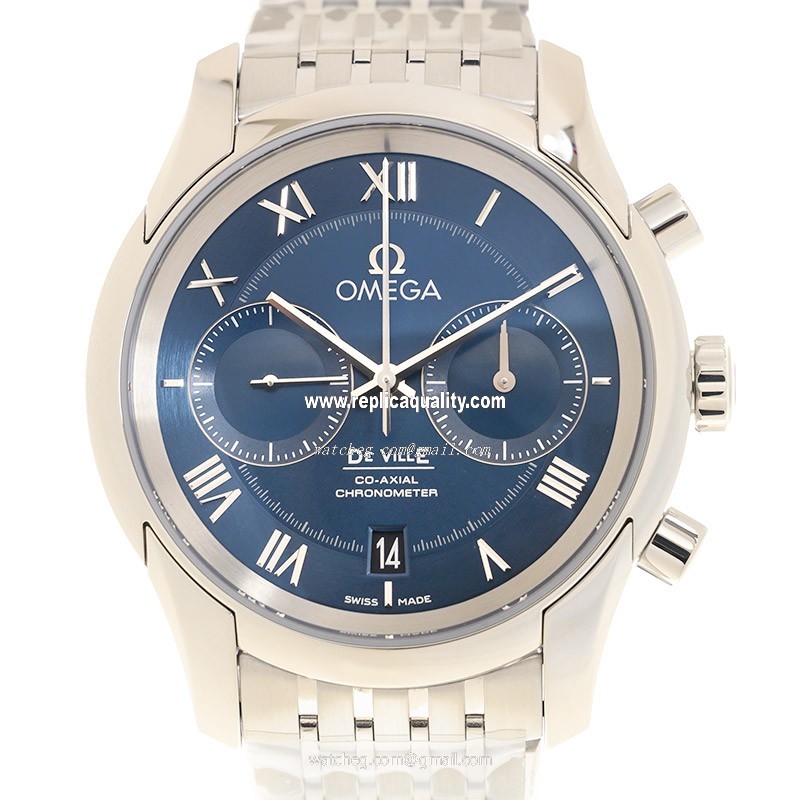 Omega DE VILLE 431.10.42.51.03.001 Automatic Stainless Steel Blue 
