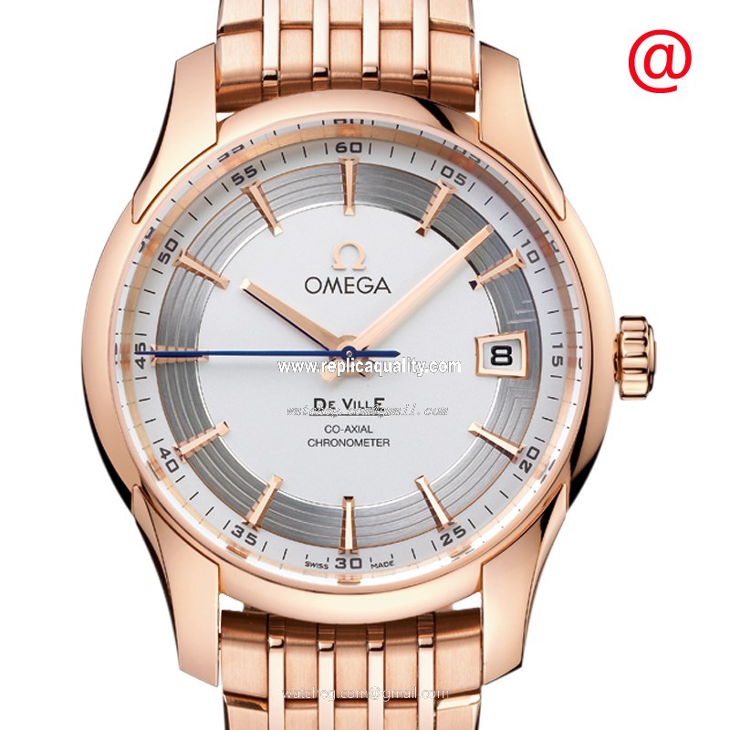 Omega DE VILLE 431.60.41.21.02.001 Automatic 18kt Rose Gold Silver