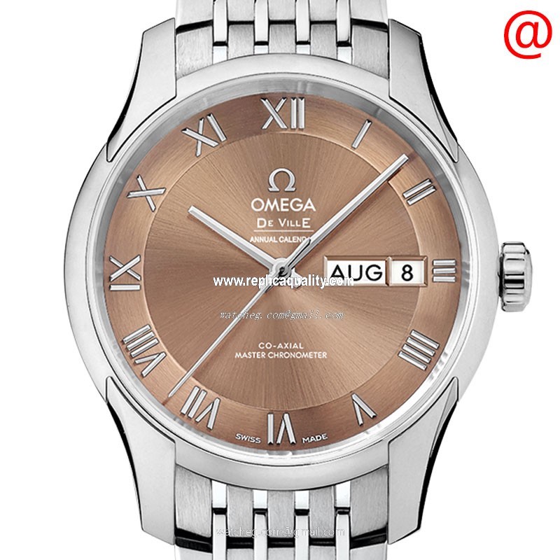Omega DE VILLE 433.10.41.22.10.001 Automatic Stainless Steel Brown 