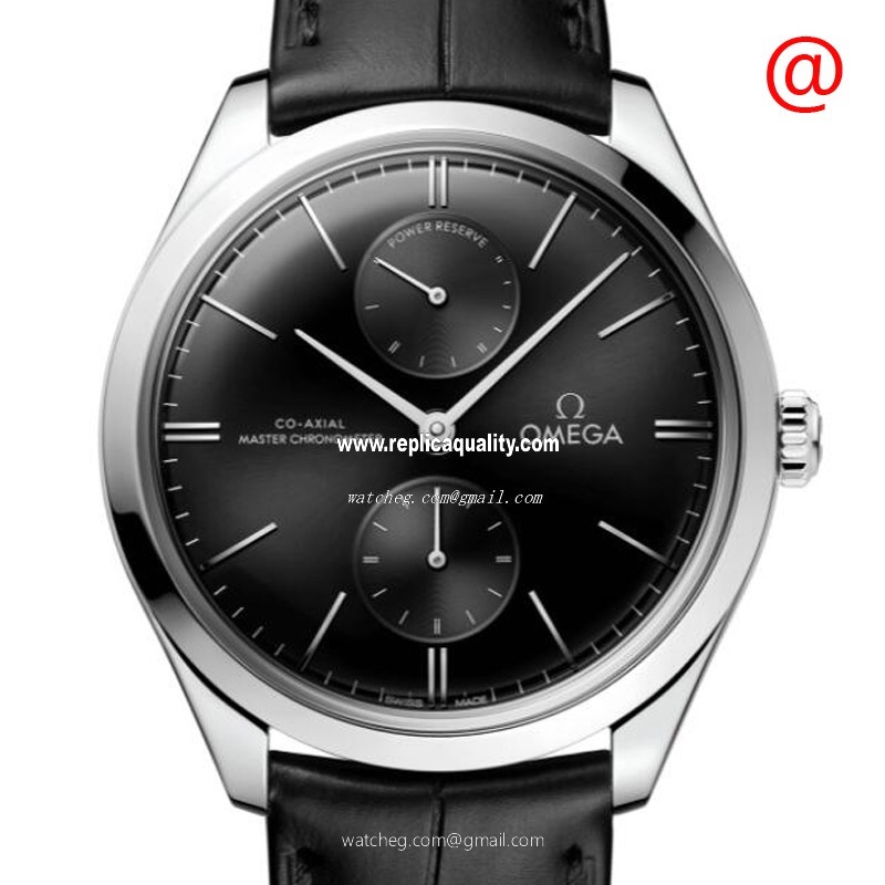 Omega DE VILLE 435.13.40.22.01.001 Manual Wind Stainless Steel Black