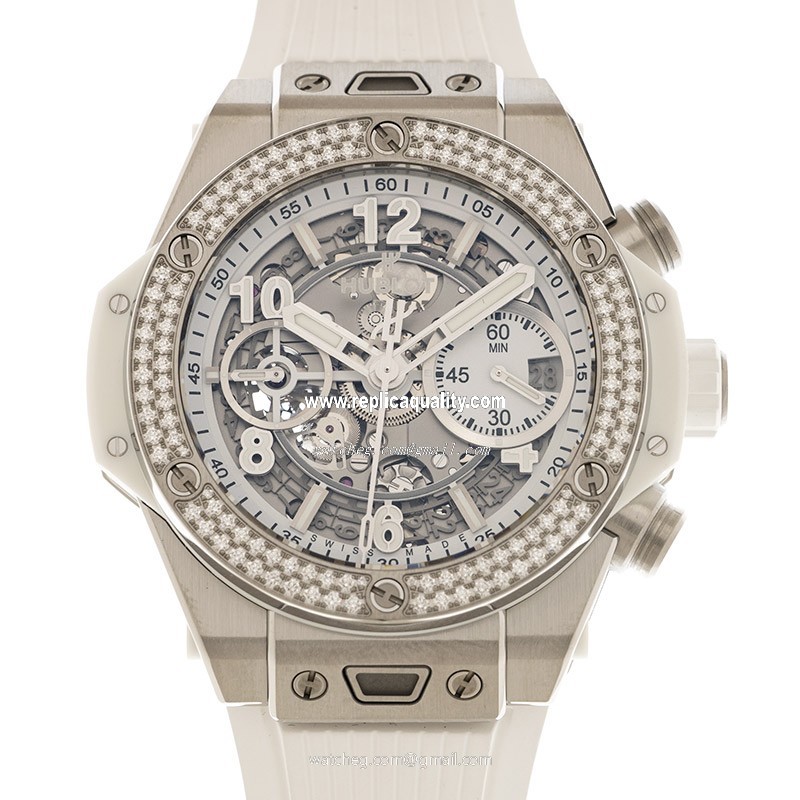 Hublot BIG BANG 441.NE.2011.RW.1104 Automatic Titanium & Diamond Silver