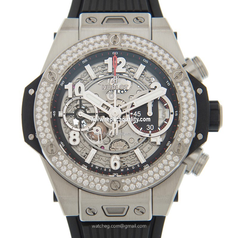 Hublot BIG BANG 441.NX.1170.RX.1104 Automatic Titanium & Diamond Transparent Skull
