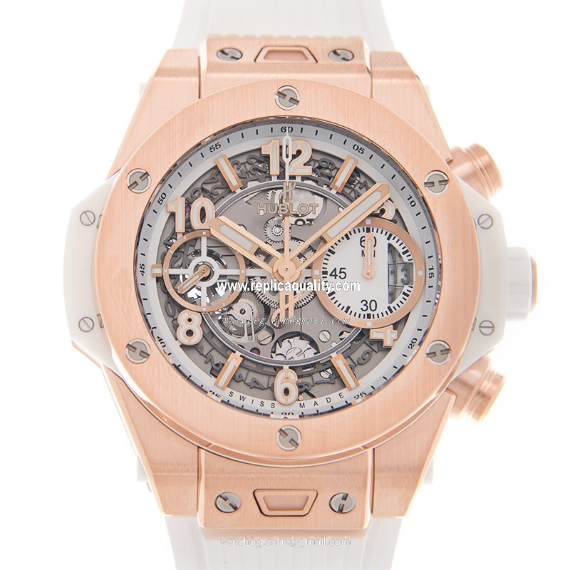 Hublot BIG BANG 441.OE.2010.RW Automatic 18kt Rose Gold Transparent Skull