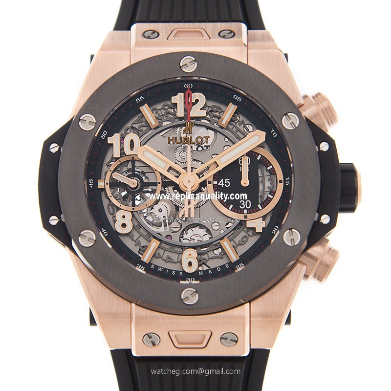 Hublot BIG BANG 441.OM.1180.RX Automatic 18kt Rose Gold & Ceramic Black