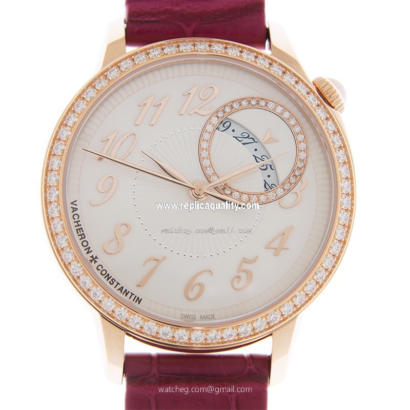 Vacheron Constantin EGERIE 4605F/000R-B496 Automatic 18kt Rose Gold & Diamonds Silvery & White