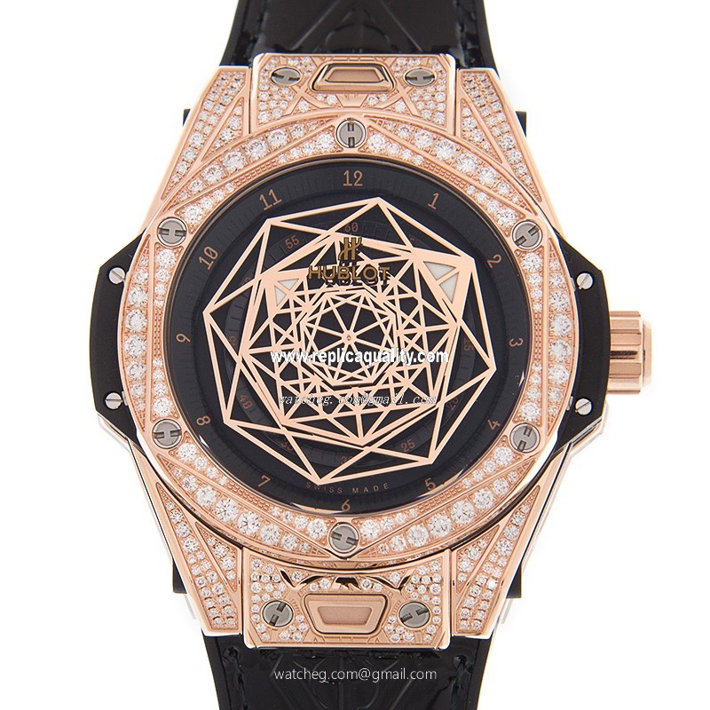 Hublot BIG BANG 465.OS.1118.VR.1704.MXM18 Automatic 18kt Rose Gold Black