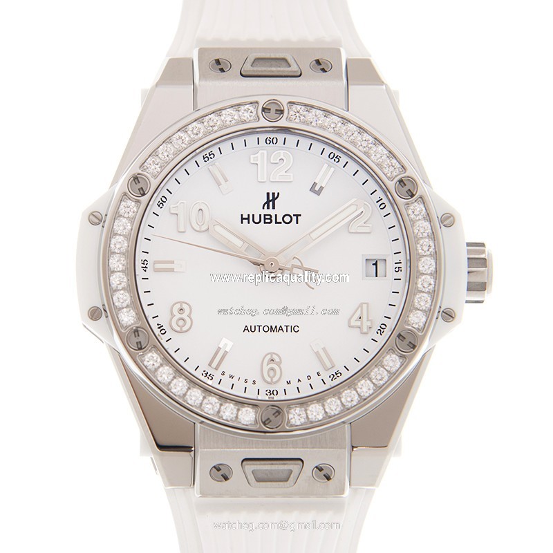 Hublot BIG BANG 465.SE.2010.RW.1204 Automatic Stainless Steel & Diamonds White